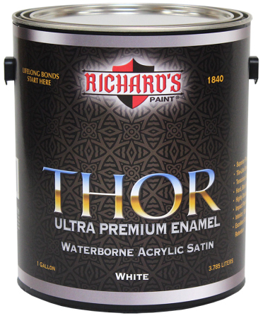 Richard's Thor 1840 ultra premium enamel waterborne acrylic satin 3,8 литра